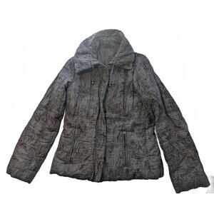 Luisa Cerano Quilted Jacket with zipper and button